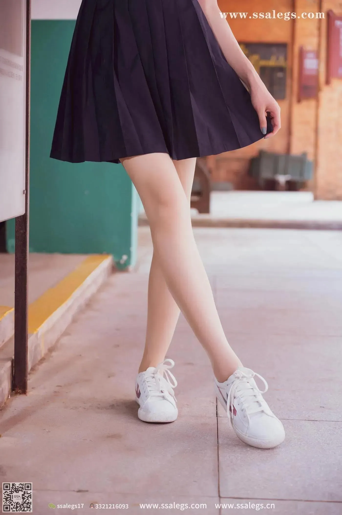 [SSA丝社]超清写真 NO.422 漫漫白色jk制服肉丝写真(下) [84P]插图6